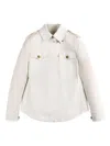 Fay White Collared Jacket In White