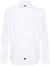 Fay Cutaway-collar Long-sleeve Shirt In White