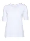 Fay White Crew-neck T-shirt In White