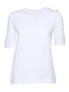 Fay White Crew-neck T-shirt In White