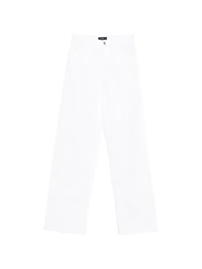 Fay Women Denim Cotton Jeans In White