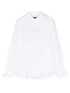 Fay Button-up Linen Shirt In White