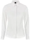 Fay Long-sleeve Cotton Shirt In White