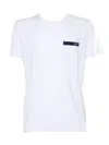 FAY WHITE T-SHIRT WITH POCKET