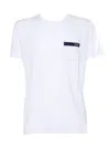 Fay White T-shirt With Pocket In White