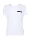 Fay White T-shirt With Pocket In White