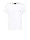 Fay White T-shirt With Logo In White
