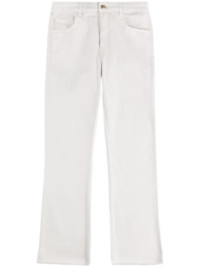 FAY WHITE WIDE LEG PANT