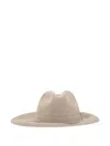 Fay Refined Wide-brimmed Wool Felt Hat In Brown