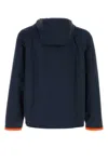 Fay Windbreaker With Hood In Blunavy
