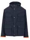 Fay Archive Windbreaker Jacket In Rep Nylon