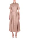 Fay Dresses Beige In Pink