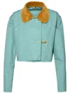 FAY FAY WOMAN FAY 2 GANCI' TURQUOISE COTTON JACKET