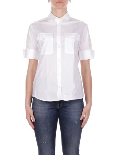 Fay Woman Shirt Ncwa252600 Szgrb001 Shirt M\c White