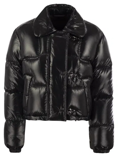 FAY FAY WOMEN 3-HOOK CROPPED DOWN JACKET