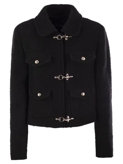 FAY FAY WOMEN 3-HOOK WOOL JACKET