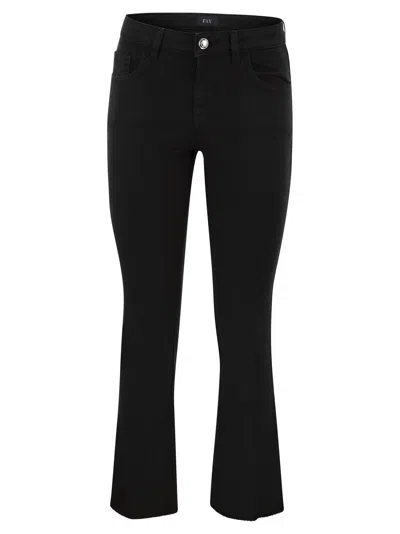 FAY FAY WOMEN 5-POCKET TROUSERS IN STRETCH COTTON.