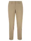 Fay Casual Trousers In Cream