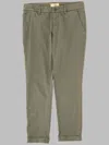 Fay Pantalone In Cotone In Green