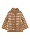Fay Quilted Padded Jacket In Brown