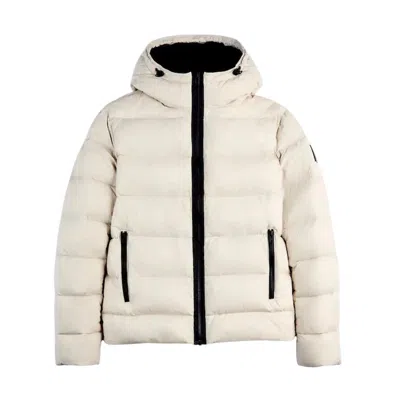 FAY WOMEN'S JACKETS FAY - DB FRONT FEATHER HOOD - WHITE