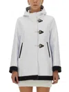 Fay Parka Three-hook Front Pockets In White