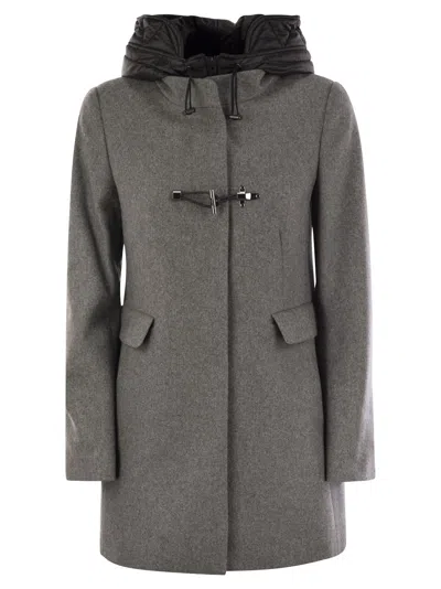 FAY FAY WOMEN TOGGLE COAT IN WOOL CLOTH