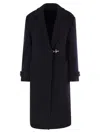 Fay Wool And Cashmere Coat In Blue