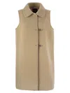 Fay 3 Ganci Lined Waistcoat In Cream