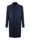 Fay Wool And Cashmere Coat In Blue