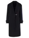 Fay Wool And Cashmere Coat In Blue