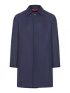 Fay Loden Coat With Hook In Blue