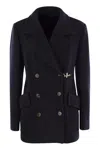 Fay Wool And Cashmere Peacoat