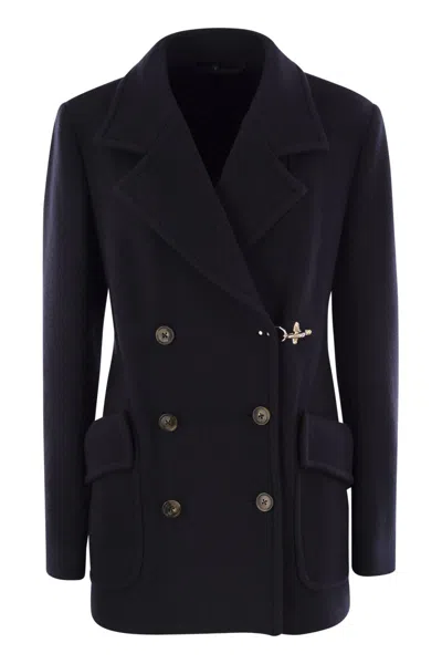 FAY FAY WOOL AND CASHMERE PEACOAT