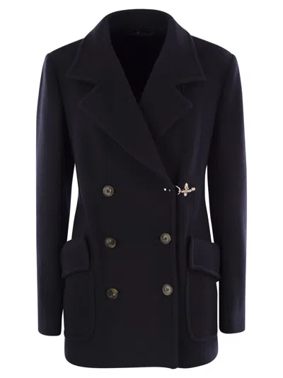 FAY WOOL AND CASHMERE PEACOAT