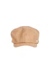 Fay Wool-blend Felted Beret In Nude
