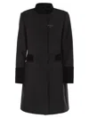 Fay Cappotto Monopetto Con Un Gancio Coats Black In Multi