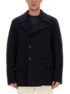 Fay Wool Coat In Black
