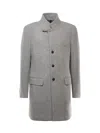 Fay Wool Coat In Gray