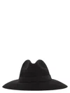Fay Wide-brimmed Fedora Hat In Black