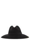 Fay Wide-brimmed Fedora Hat In Black