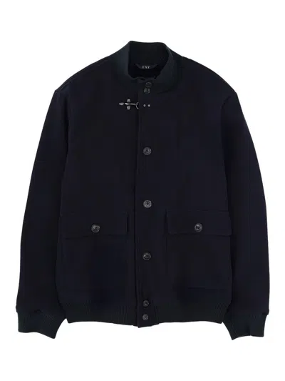 FAY WOOL JACKET WITH BUTTONS