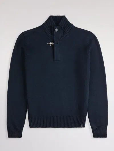 Fay Wool Jersey In Blue