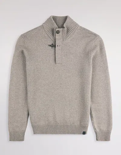 Fay Wool Jersey In Gray