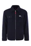 Fay Jacket Wool Blend Buttoned Cuffs