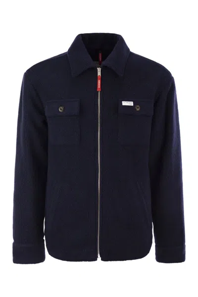 FAY FAY WOOL OVER SHIRT - FAY ARCHIVE
