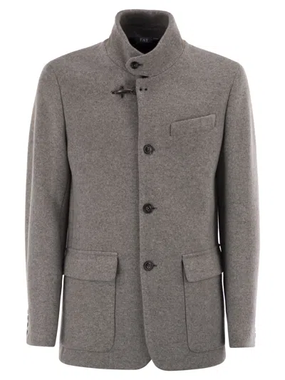 FAY WOOL PEA COAT