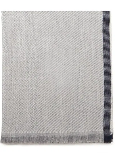Fay Wool Scarf In Grey