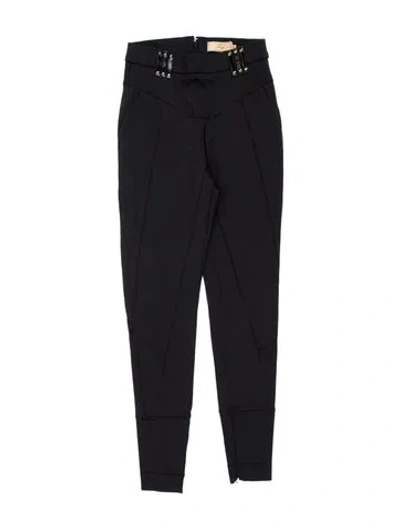 Pre-owned Fay Wool Skinny Leg Pants In Blue