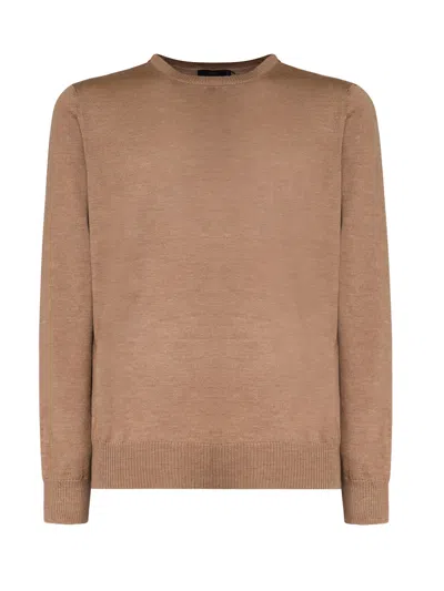 Fay Wool Sweater In Rope